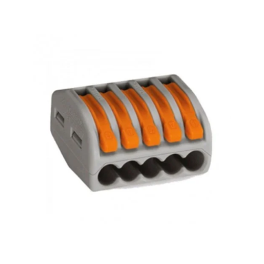 Universali jungtis WAGO 32A, 5x0,08mm-4mm Universali jungtis WAGO 32A, 5x0,08mm-4mm