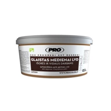 Medienos glaistas PRO LVD, 0,5kg pušis