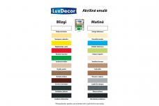 Emalė akrilinė - blizgi (Smėlio audra) „Luxdecor“ 0,75l