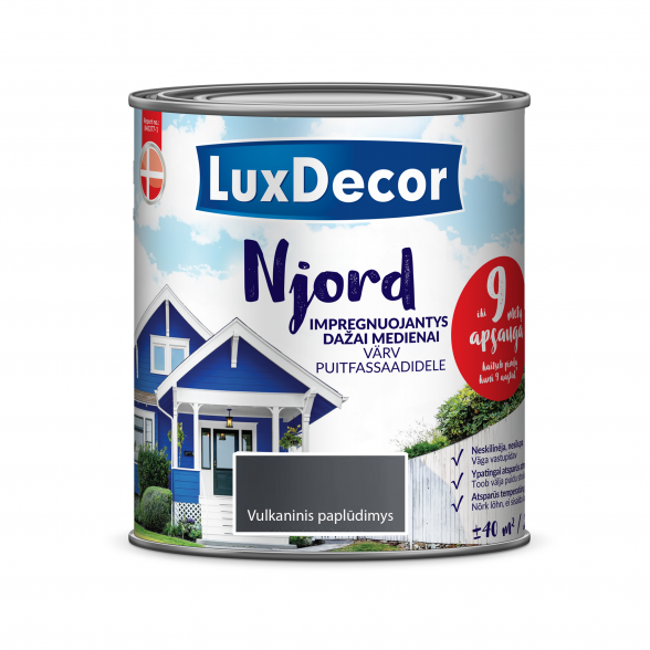 Medienos dažai LUXDECOR Njord, 0,75l vulkaninis paplūdimys Medienos dažai LUXDECOR Njord, 0,75l vulkaninis paplūdimys
