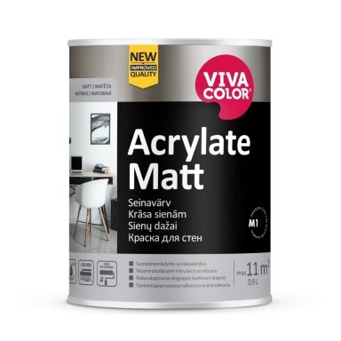 Dažai VIVACOLOR Acrylate Matt, 0,9l Dažai VIVACOLOR Acrylate Matt, 0,9l