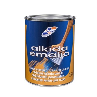Dažai grindims RILAK, 0,9l šviesiai ruda sp.