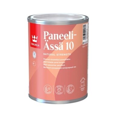 Akrilinis lakas TIKKURILA Paneeli Assa 10, 0,9l matinis