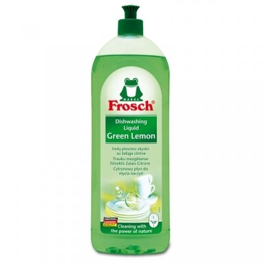 Ekologiškas indų ploviklis FROSCH Citrus, 1l citrinos kvapo Ekologiškas indų ploviklis FROSCH Citrus, 1l citrinos kvapo