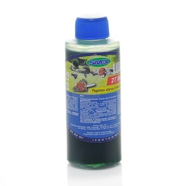 Alyva dvitakčiams varikliams 2T SAVEX (žalia), 100 ml