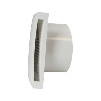 Elektrinis ventiliatorius EUROPLAST EET100 E-Extra, 100mm balta sp.
