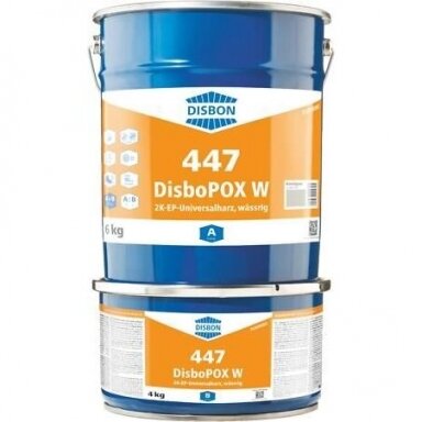 Dviejų komponentų epoksidinė derva CAPAROL Disbopox 447, 10kg balta sp. Dviejų komponentų epoksidinė derva CAPAROL Disbopox 447, 10kg balta sp.