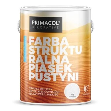 Struktūriniai dažai PRIMACOL Piasek Pustyni, 10l