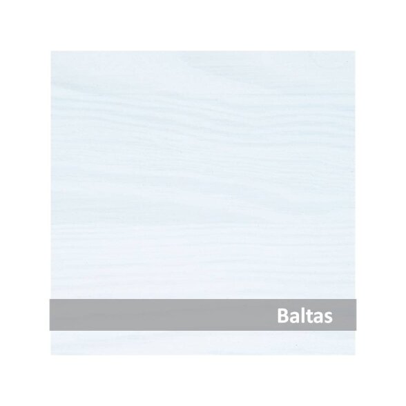 Dekoratyvins medienos impregnantas LUXDECOR, 1l balta sp. 1 Dekoratyvins medienos impregnantas LUXDECOR, 1l balta sp. 1