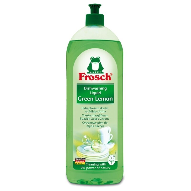 Ekologiškas indų ploviklis FROSCH Citrus, 1l citrinos kvapo