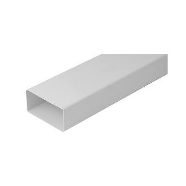 110x55mm 1m PLOKŠČIAS KANALAS PLASTIKINIS