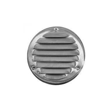 Metalinės vėdinimo grotelės D125 INOX