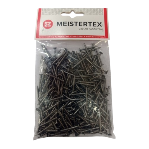Statybinės vinys MEISTERTEX, 1,2x16mm juoda sp.