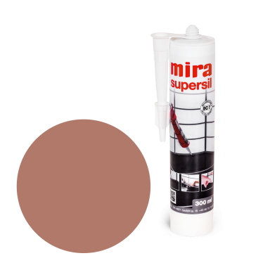 Sanitarinis silikonas MIRA Supersil, 300ml šviesiai ruda sp. (140) Sanitarinis silikonas MIRA Supersil, 300ml šviesiai ruda sp. (140)