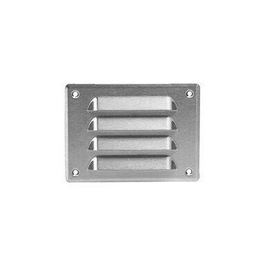 Grotelės ventiliacinės metalinės 140x105mm  INOX