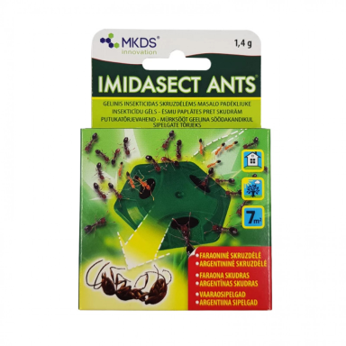 Gelinis insekticidas skruzdėlėms MKDS Imidasect Ants, 1,4g Gelinis insekticidas skruzdėlėms MKDS Imidasect Ants, 1,4g