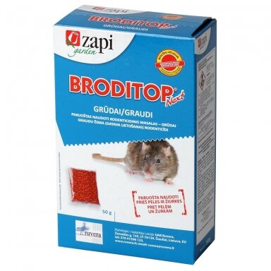 Nuodai graužikams BRODITOP, 150g