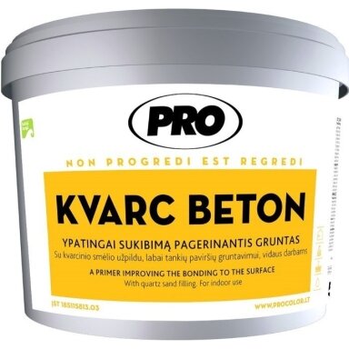 Gruntas PRO Kvarc Beton, 15kg Gruntas PRO Kvarc Beton, 15kg