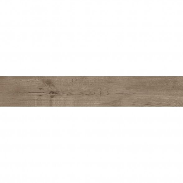 Akmens masės plytelės Alpina Wood Brown, 15x90 cm