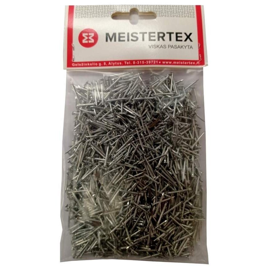 Statybinės vinys cinkuotos 1.6x32mm MEISTERTEX Statybinės vinys cinkuotos 1.6x32mm MEISTERTEX