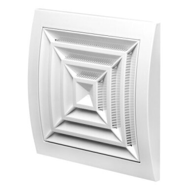 190x190mm d125mm GROTELĖ VENT. ND12G