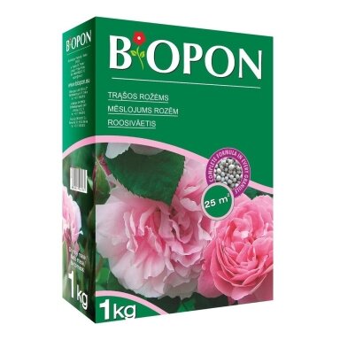 Trąšos rožėms BIOPON, 1kg Trąšos rožėms BIOPON, 1kg