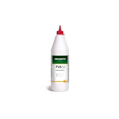 Klijai Vincents Polyline PVA D3 atsparūs drėgmei 1 kg