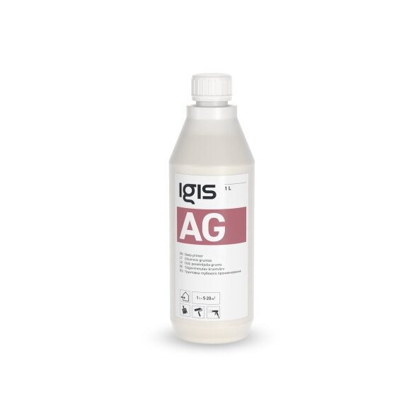 Giluminis gruntas IGIS AG, 1l balta sp. Giluminis gruntas IGIS AG, 1l balta sp.