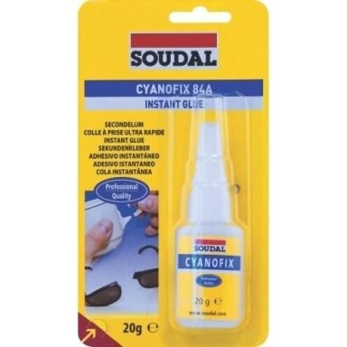 Universalūs momentiniai klijai SOUDAL Cyanofix 84A, 20g