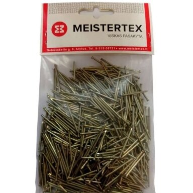 Apdailinės cinkuotos vinys 2.0x50mm MEISTERTEX
