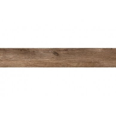 Akmens masės plytelės Viggo Nogal, 20x120 cm