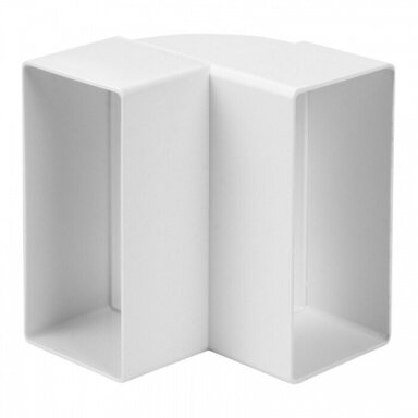 Vertikali ortakio alkūnė EUROPLAST KLV25-90 90°, 220x55mm balta sp. Vertikali ortakio alkūnė EUROPLAST KLV25-90 90°, 220x55mm balta sp.