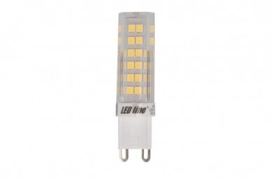 Lemputė LED G9 230V 6W SMD2835 550lm šiltai balta, LED line