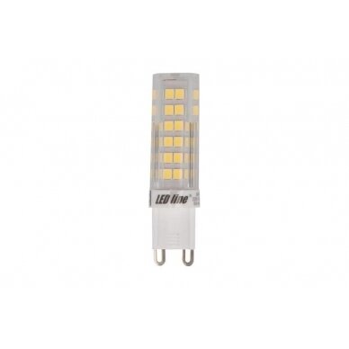 Lemputė LED G9 230V 6W SMD2835 550lm šiltai balta, LED line