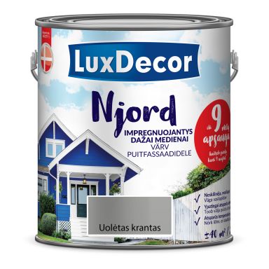Impregnuojantys dažai LUXDECOT Njord, 2,5l Uolėtas krantas