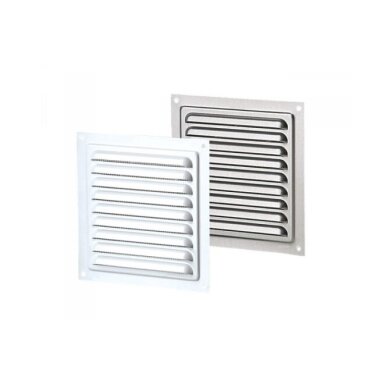 Grotelės ventiliacinės metalinės su tinkleliu 250 x 250 mm MVM250SR rudos Grotelės ventiliacinės metalinės su tinkleliu 250 x 250 mm MVM250SR rudos