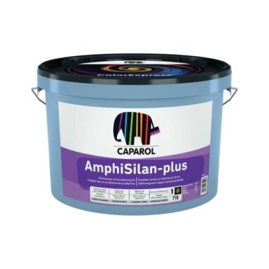 Fasadiniai dažai CAPAROL Amphisilan Plus B1, 2,5l balta sp. matiniai Fasadiniai dažai CAPAROL Amphisilan Plus B1, 2,5l balta sp. matiniai