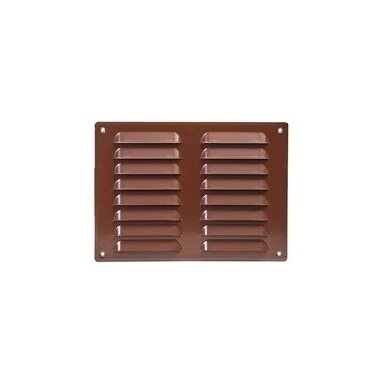 Grotelės ventiliacinės metalinės 260x280 mm ruda