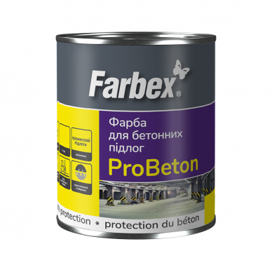 Dažai betono grindims PROBETON Farbex, 2,8kg pilka