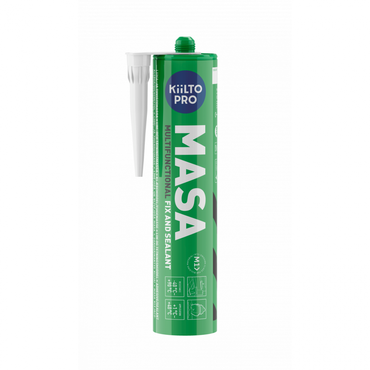 Hermetikas-klijai KIILTO Masa, 290ml balta sp. Hermetikas-klijai KIILTO Masa, 290ml balta sp.