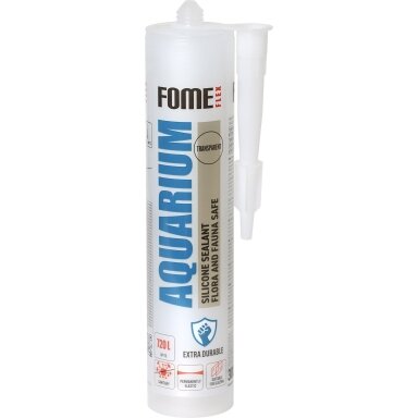 Silikonas akvariuminis FOME FLEX Aquarium, 300ml skaidri sp.