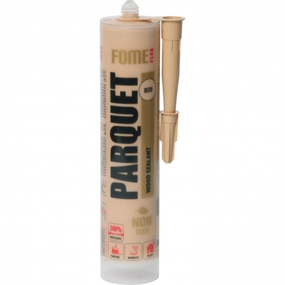 Hermetikas medienai FOME FLEX Parquet, 300ml buko sp. Hermetikas medienai FOME FLEX Parquet, 300ml buko sp.