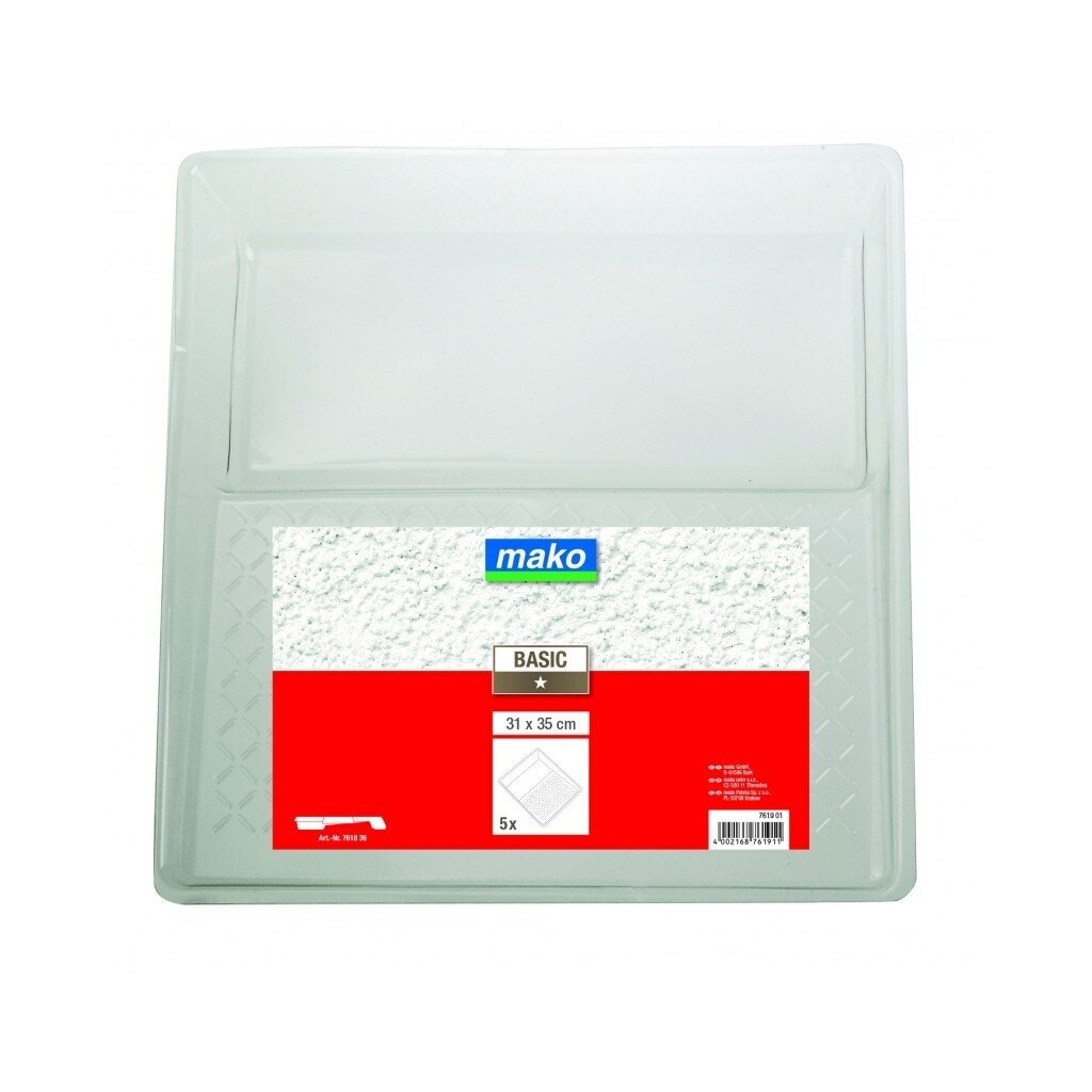 Dažymo skaidri vonelė MAKO Basic 761901, 31x35cm