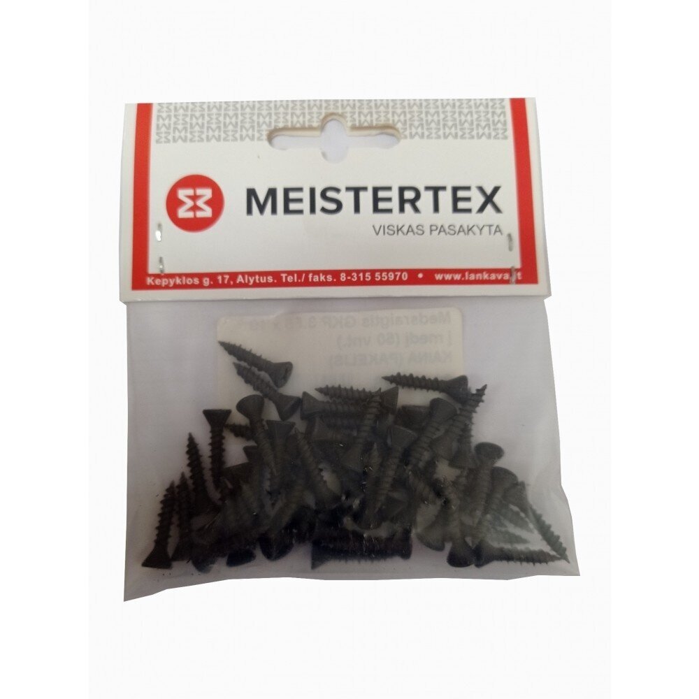 GKP sraigtas į metalą MEISTERTEX, 3,5x25mm 50vnt