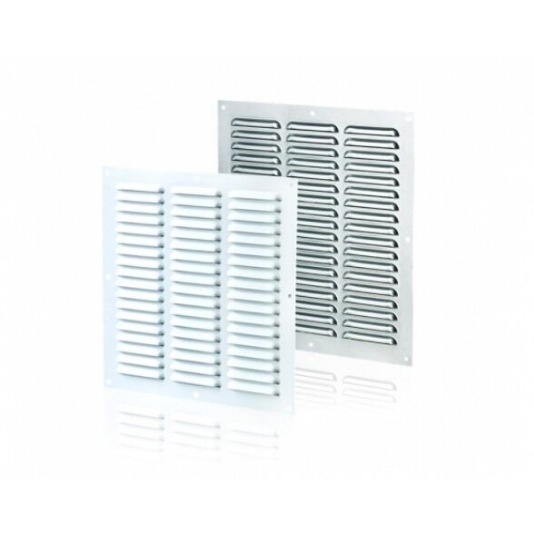 350X350 METALINĖ GROTELĖ SU TINKL.BALTA MVMP350/3s 350X350 METALINĖ GROTELĖ SU TINKL.BALTA MVMP350/3s
