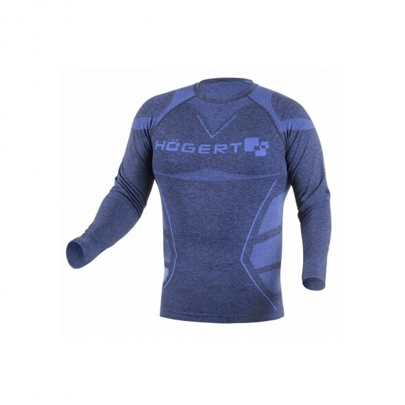Apatiniai termo marškinėliai HOEGERT HT5K390, 3XL-4XL dydis mėlyna sp. Apatiniai termo marškinėliai HOEGERT HT5K390, 3XL-4XL dydis mėlyna sp.