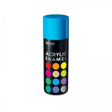 Aerozolinė emalė BIODUR Acrylic, 400ml šviesiai mėlyna sp.