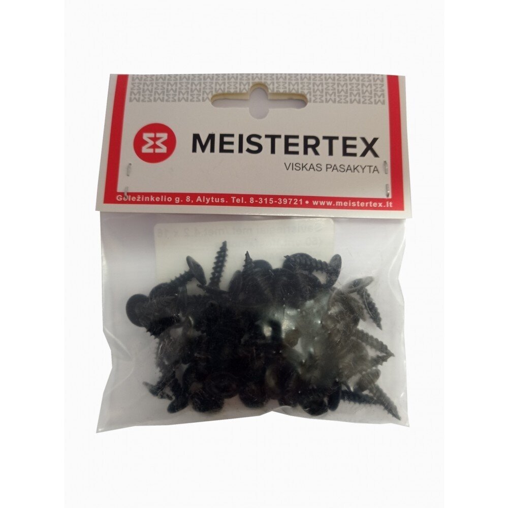 Savisriegiai 4.2x16mm į metalą MEISTERTEX (50vnt) Savisriegiai 4.2x16mm į metalą MEISTERTEX (50vnt)