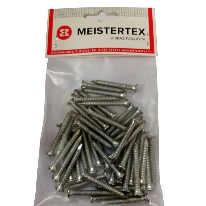 Inkarinės cinkuotos vinys 4.2x40mm MEISTERTEX