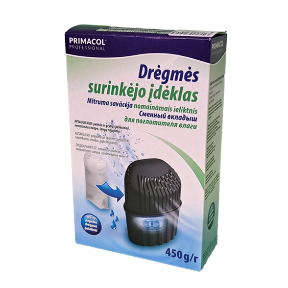 Įdėklas drėgmės surinkėjui PRIMALCOL, 450g Įdėklas drėgmės surinkėjui PRIMALCOL, 450g